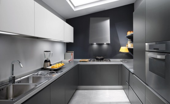 Grey Kitchen Inspiration by Ernestomeda