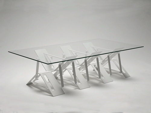 Beautiful and Versatile 2foldlow glass table