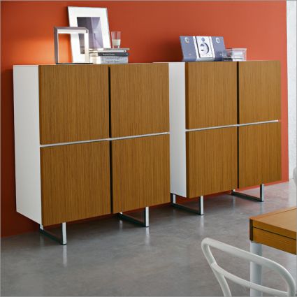 Calligaris Seattle Storage Cupboard with Four Doors
