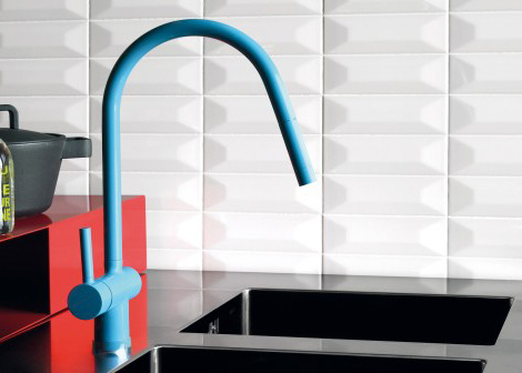 Colorful Kitchen Faucets from Zucchetti