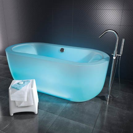 Colored bathtubs