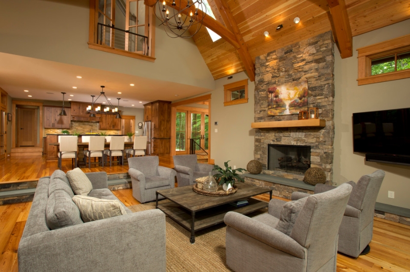 Gorgeous Open Space Living Room