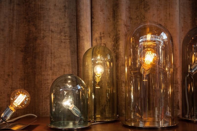 EBB & FLOW collection of lighting fixtures with led edison bulbs