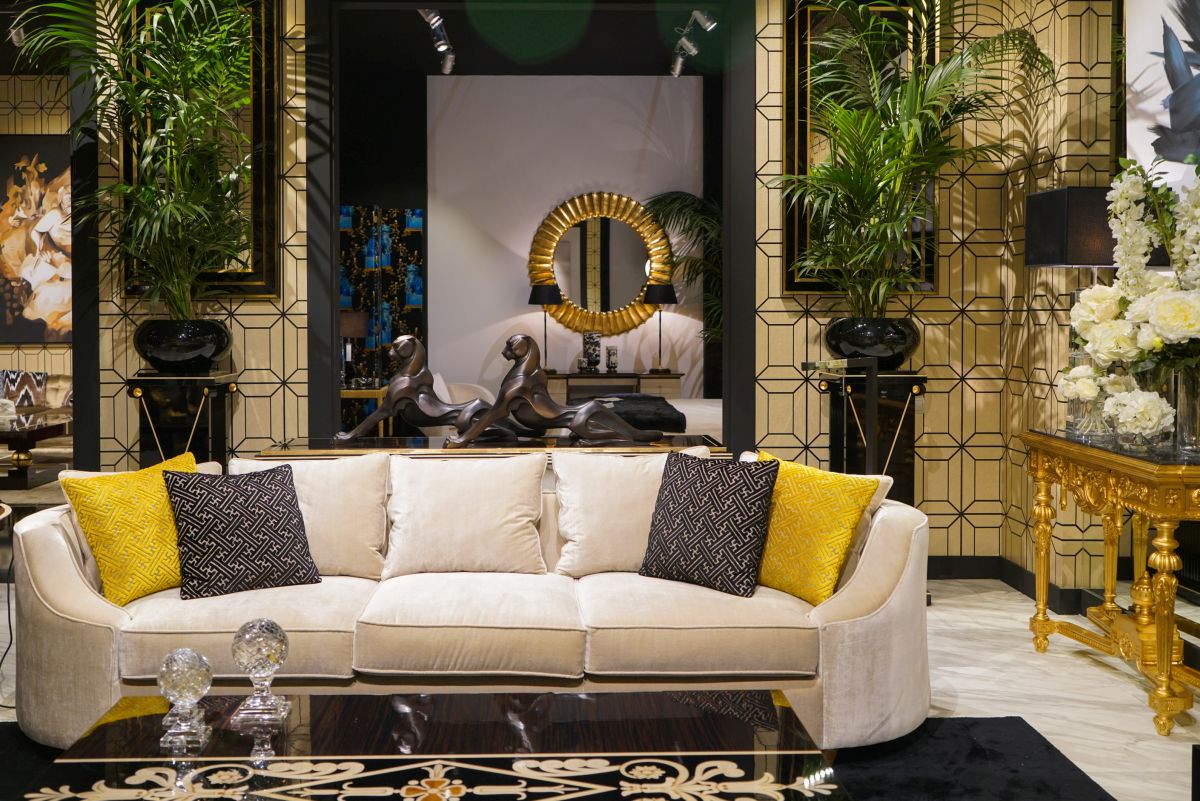 Luxury furniture with a braroque decor