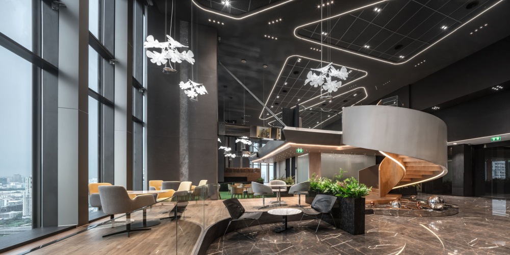 A Stylish Office Design in Bangkok Is A Second Home To Its Large Employee Family