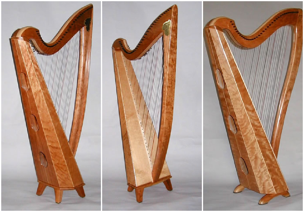 Cherry Wood Harp