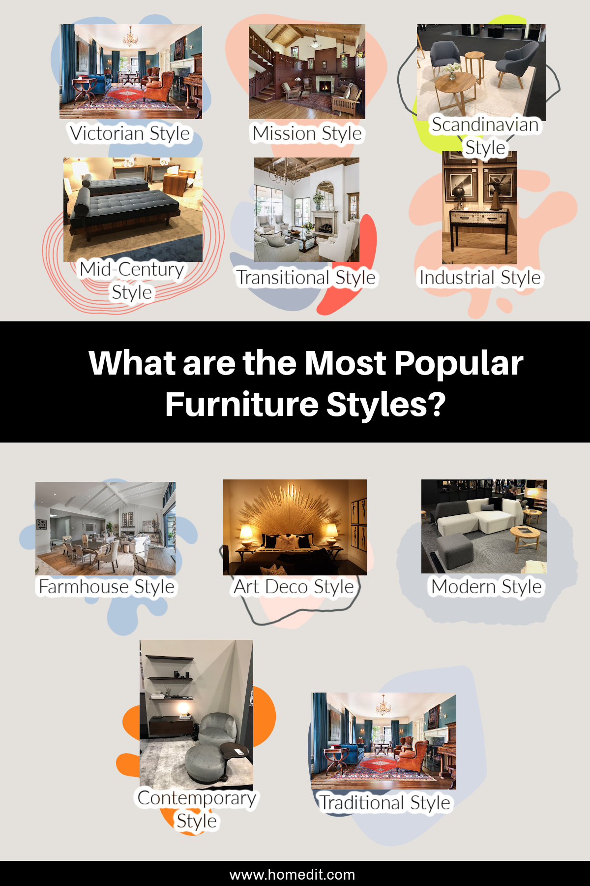 What are the Most Popular Furniture Styles?