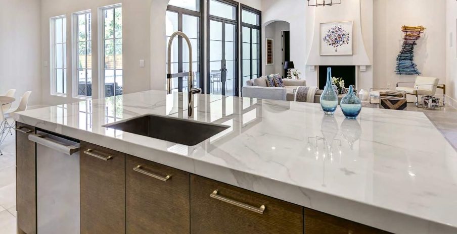 A Neolith Sintered Stone Kitchen Counter