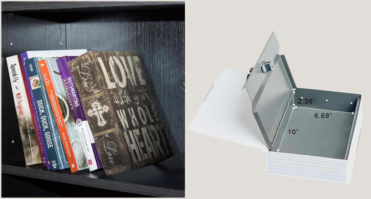 Book Art with a Locked Compartment