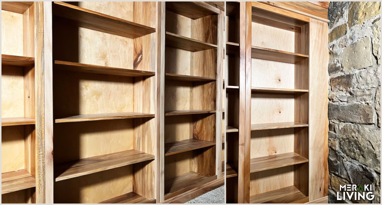 Bookshelves with Hidden Doors and Compartments