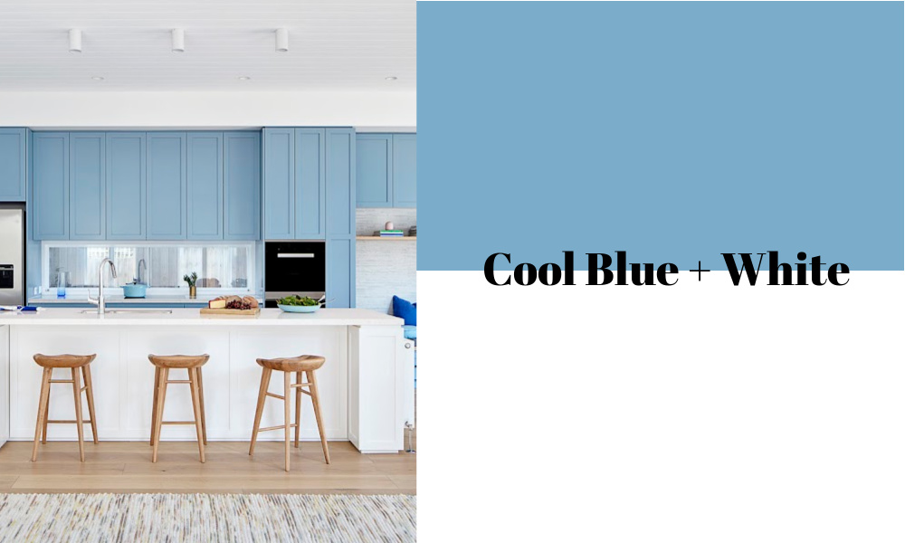 Cool Blue + White