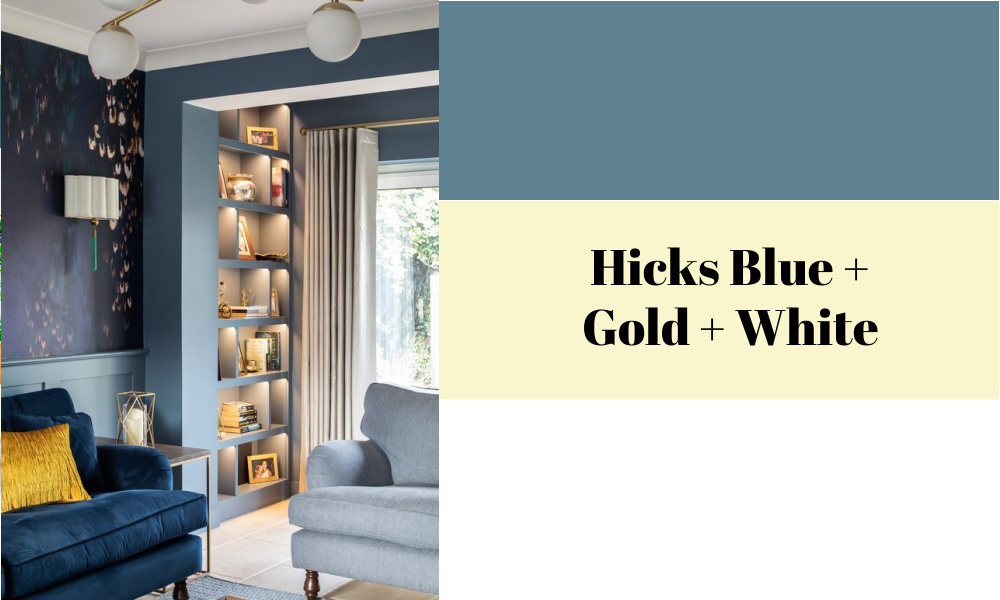 Hicks Blue + Gold + White